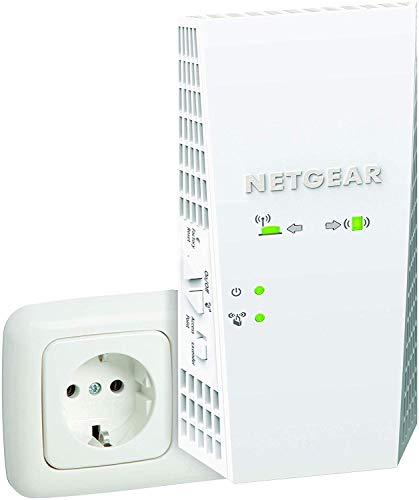 NETGEAR Ripetitore WiFi Mesh AC1750 EX6250, Wifi Extender Dual Band, Porta Lan, Ripetitore Wifi wireless Compatibile con Modem Fibra e Adsl