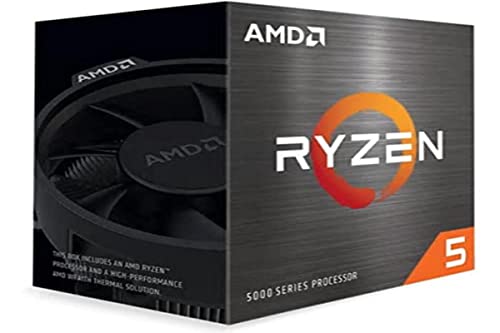 AMD 100-100000065CBX, AM4 Ryzen 5 6 Box 5600X 3,7GHz Max Boost 4,6GHz 6xCore 35MB 65W con Wraith Stealth Cooler