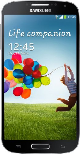 Samsung Galaxy S4 Smartphone, Cover in pelle, Display 4,9 pollici, Memoria 16GB, Fotocamera 13 MP, LTE, Android 4.2, Nero [EU-Import]