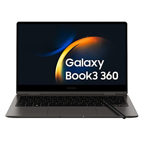 SAMSUNG Galaxy Book3 360 Laptop, 13.3' Super AMOLED, S Pen, Intel Core i5 13th gen, Intel® Iris® Xe, RAM 8GB, 512GB SSD, Windows 11 Home, Graphite