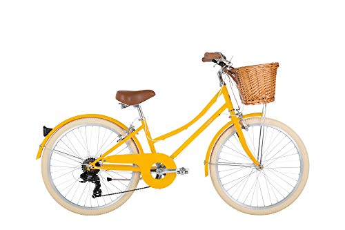Bobbin Gingersnap - Bicicletta con ruote da 24', unisex, Yellow