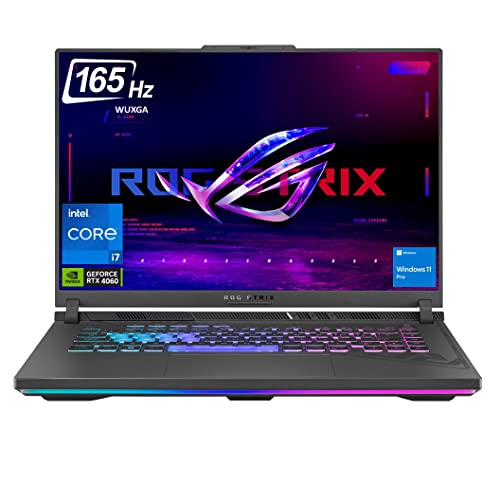 ASUS ROG Strix G16 Gaming Laptop, 16' WUXGA 165Hz, GeForce RTX 4060 140W, 13th Gen Intel 14-Core i7-13650HX, 64GB DDR5, 2TB PCIe SSD, TB 4, 4-Zone RGB, WiFi 6E, US Version KB, Win 11 Pro