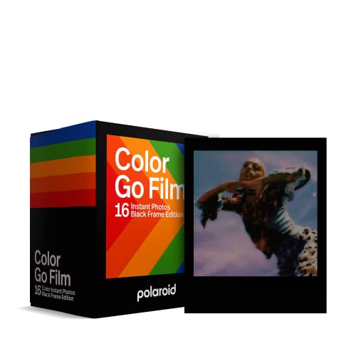 Polaroid 6211 Pellicola a colori per Go, confezione doppia, cornice nera, 16 pellicole, la confezione può variare