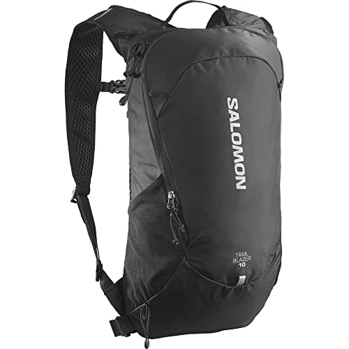 Salomon Trailblazer 10 Zaino per Escursioni Unisex, Versatilità, Facilità di utilizzo, Comfort e leggerezza, Nero, Black