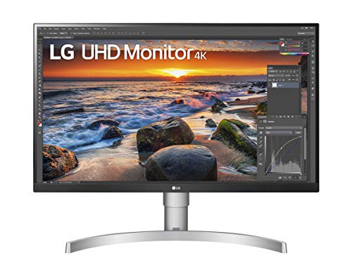 LG 27UN83A Monitor 27' UltraHD 4K LED IPS HDR 400, 3840x2160, AMD FreeSync 60Hz, HDMI 2.0 (HDCP 2.2), Display Port 1.4, USB-C, USB Hub, Speaker Stereo, Uscita Audio, Flicker Safe, Stand Pivot, Bianco