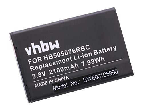 Batteria VHBW 2100mAh (3.8V) compatibile con Smartphone Huawei A199, Ascend G606, G610, G700, G710 sostituisce HB505076RBC