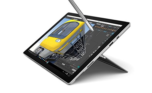 Microsoft Surface Pro 4, 256 GB 31,2 cm (12.3 Pollici) Intel Corei5 di 6ta. generazione 8GB, Wi-Fi 5 (802.11ac), Windows 10 Pro Silver - Argento (Renewed)