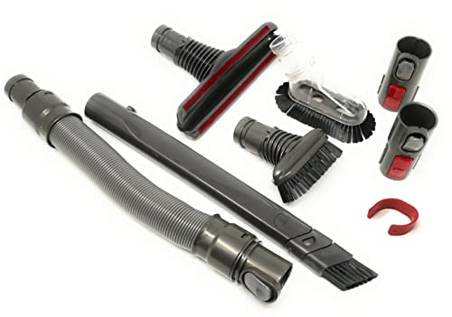 Set di accessori per pulizia auto e casa per aspirapolvere compatibile con Dyson. Car Kit mit Schlauch