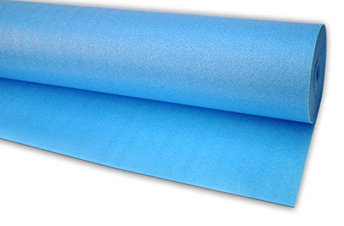 Isolmant ST Blu | Materassino isolante sottopavimento in polietilene Isolmant ad alta densità per pavimenti in laminato e parquet, 15 mq