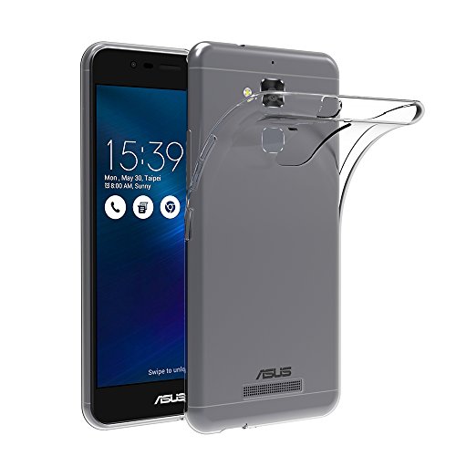 AICEK Cover per ASUS ZenFone 3 Max ZC520TL, Cover ASUS ZenFone 3 Max 5.2' Silicone Case Molle di TPU Trasparente Sottile Custodia per ASUS ZenFone 3 Max