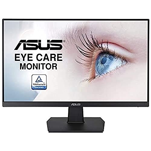 Asus VA24EHE – Schermo PC 23, 8' FHD – Schermo IPS – 16: 9 – 75 Hz – 1920 x 1080 – 250 CD/M2 – HDMI, DVI e VGA – Adaptive Sync – Tecnologia Eye Care