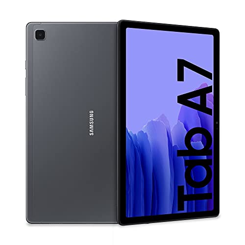 Samsung Galaxy Tab A7 Tablet, Display 10.4' TFT, 32GB Espandibili fino a 1TB, RAM 3GB, Batteria 7.040 mAh, WiFi, Android 10, Fotocamera posteriore 8 MP, Dark Gray [Versione Italiana]