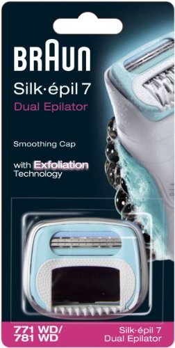 Braun Silk-Épil 7 771/781 Cappuccio Lisciante con Ricambio Esfoliante Progettato per Epilatori Dual