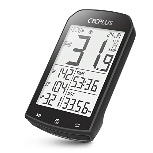 Tachimetro e contachilometri per bici da bicicletta CYCPLUS GPS impermeabile Contachilometri ANT + Wireless Ciclismo Bluetooth Compatibile con App Display LCD da 2,9 pollici con retroilluminazione