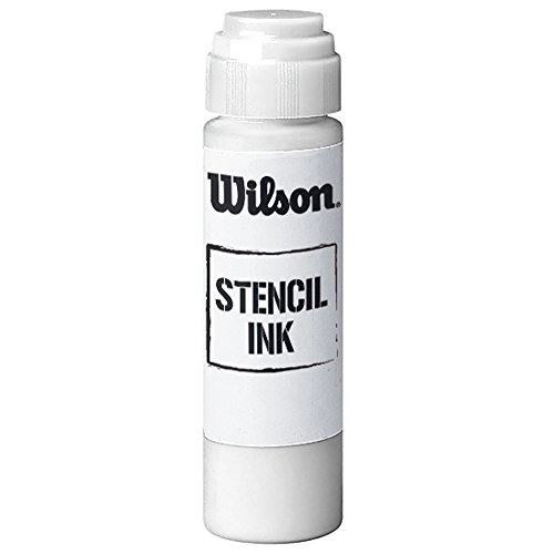 Wilson Stencil Ink, Pennarello per Corde Unisex – Adulto, Bianco, Taglia Unica
