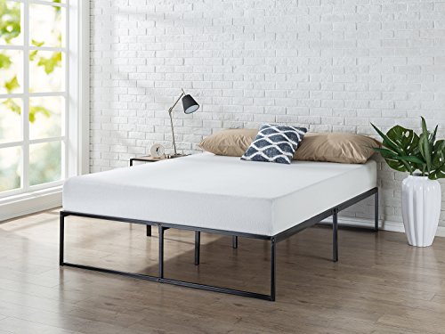 Zinus Lorelei - Telaio per letto da 35,6 cm, base per materasso, senza bisogno di una rete, letto in scatola, facile da montare, 90 x 190 cm