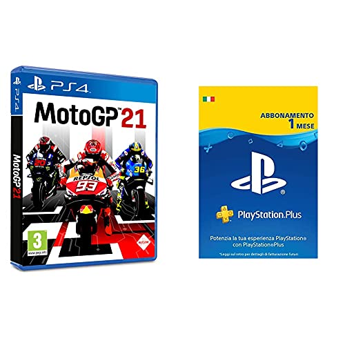 Milestones MotoGP 21 PlayStation 4 & Sony PlayStation Plus Abbonamento 1 Mese | Codice download per PSN Account italiano