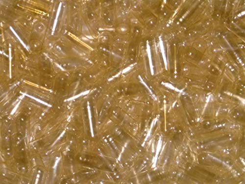200 capsule vuote Gelatina misura 00 facile da ingerire, trasparente senza additivi, capacità 500-1000 mg a seconda della consistenza Halal Kosher