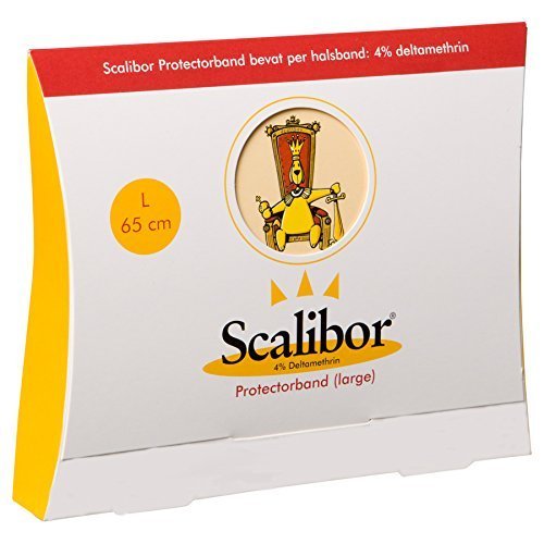 Scalibor 65cm x6- Collare Antiparassitario Per Cani - Collare Antipulci E Antizecche Per Cani Di Taglia Grande. 12 Mesi Di Protezione