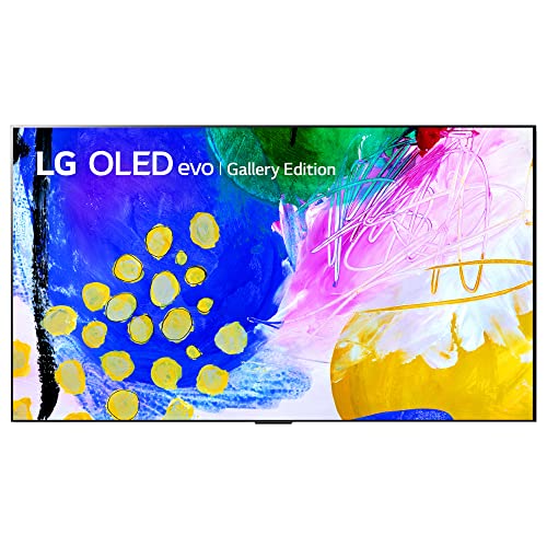 LG OLED65G26LA Smart TV 4K 65' TV OLED evo Gallery Edition Serie G2 2022, Gallery Design, Processore α9 Gen 5, Brightness Booster Max, Dolby Vision Precision Detail, Wi-Fi 6, 4 HDMI 2.1 @48Gbps