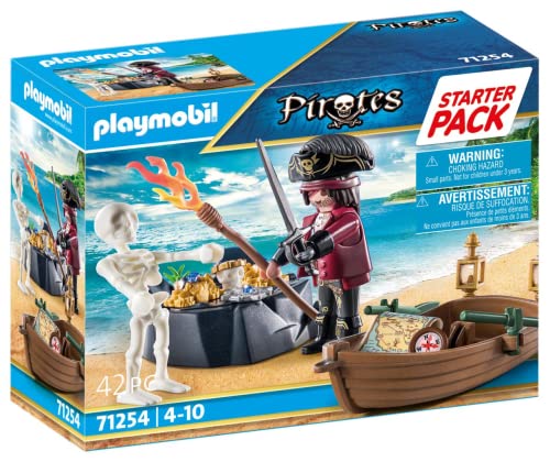 Playmobil Starter Pack Pirata con Barca A Remi