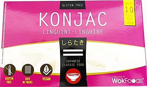 Wokfoods, Linguine di Konjac, Vegan, Confezione da 350 g