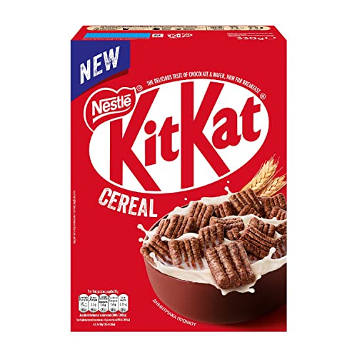 KITKAT CEREAL Cereali al Cacao Ricoperti da Cioccolato al Latte e gusto wafer 330g