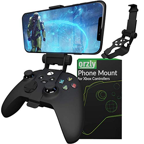 Clip da gioco mobile per controller Xbox Series X, supporto per telefono per controller Xbox, morsetto regolabile compatibile con Xbox Series X|S, Xbox One, Xbox One S, Xbox One X-Carbon Black