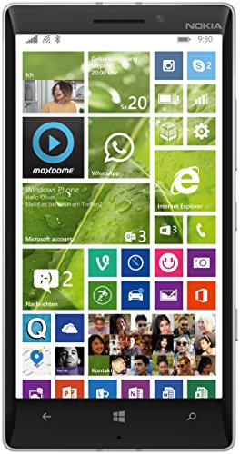 Nokia Lumia 930 Smartphone, Display 5 pollici, Fotocamera 20 MP, 2GB RAM, Processore Quad-Core 2,2GHz, Memoria 32GB, Windows Phone 8.1, Arancione [Germania]