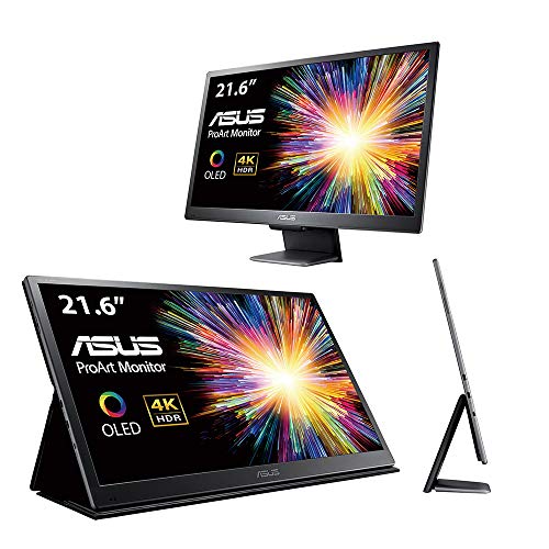 ASUS ProArt PQ22UC Monitor Professionale, 4K (3840 x 2160), OLED, 99 % DCI-P3, HDR, Smart Detachable Stand