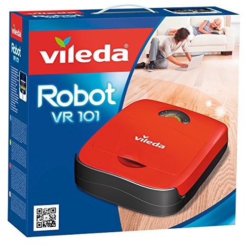 Vileda VR 101 Aspirapolvere, 19 W, 65 Decibel, Plastica, Rosso