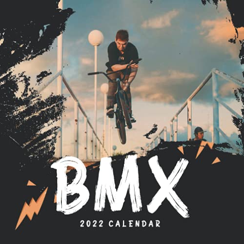 BMX 2022 Calendar: Mini Calendar 2022 with Large Grid for Note - To do list, Gorgeous 7x7'' Small Calendar, Non-Glossy Paper
