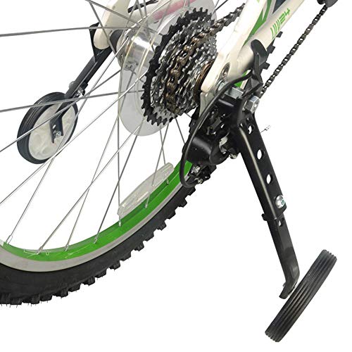 Stabilizzatore universale per ruote junior, ruota di allenamento per bici per bambini Assistente stabilizzatore di bilanciamento per bici in acciaio per bicicletta da 16-18-20-22-24 pollici,