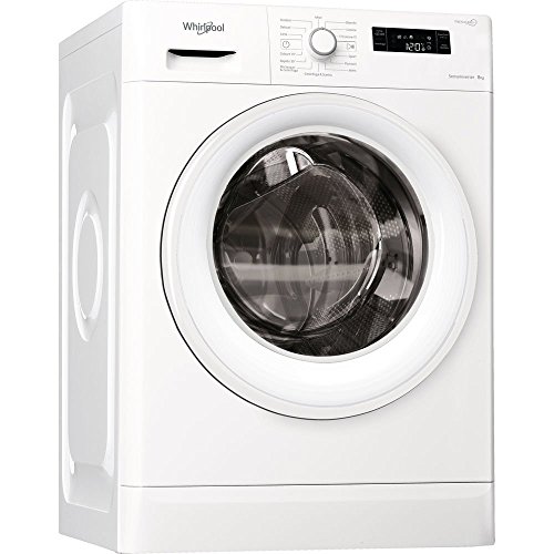 Whirlpool FWF 81284W IT lavatrice Libera installazione Caricamento frontale Bianco 8 kg 1200 Giri/min A+++ - Lavatrici (Libera installazione, Caricamento frontale, Bianco, Manopola, Sinistra, Bianco)