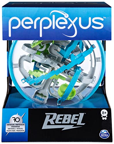Spin Master Games Perplexus Does Not Apply Perplesso Rebel, Gioco Labirinto 3D con 70 Ostacoli, Multicolore, One Size, 778988568361