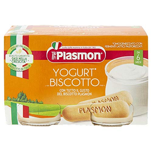 Plasmon Omogeneizzato Yogurt e Biscotto 24x120g