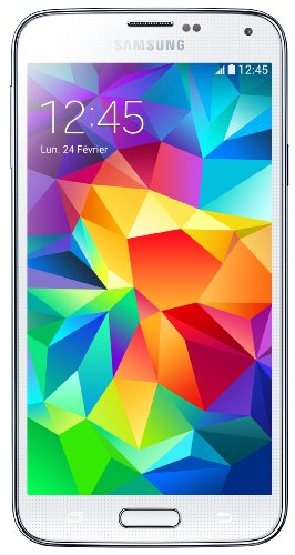 Samsung G900F Galaxy S5 Smartphone, 16 GB, Bianco [Europa]