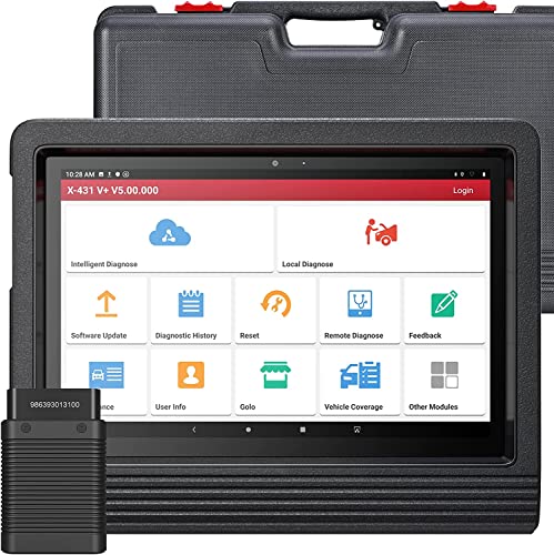 LAUNCH X431 V+ Tablet Android Bluetooth Scanner Diagnostico per Auto Sistema Completo OBD2 Lettore di Codice con 2 Anni di Aggiornamento Online Modulo Connettore DBSCar V Bluetooth