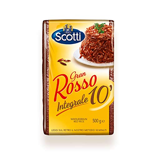Riso Scotti - Gran Rosso Integrale 10' - Riso Integrale Rosso - 500 gr