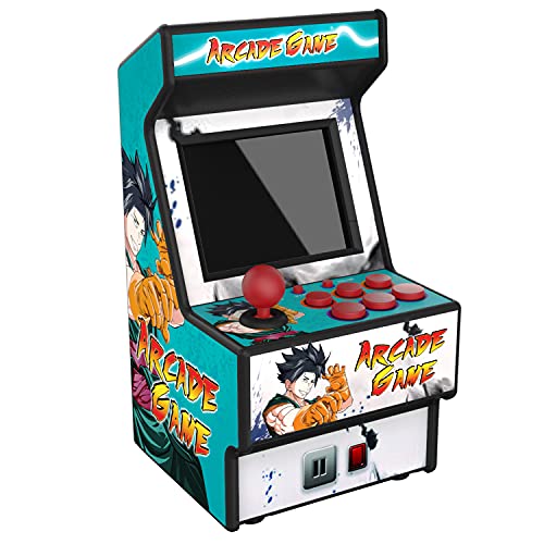 Golden Security Mini Arcade Game Machine RHAC01 156 Classici Giochi Portatili Macchina Portatile per Bambini e Adulti con Schermo colorato da 2,8'protetto dagli Occhi e Batteria Ricaricabile