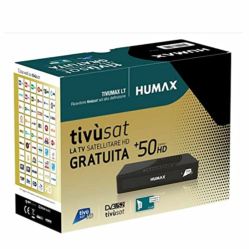 Ricevitore digitale satellitare TIVUSAT TIVUMAX LT HD-3801S2 Humax
