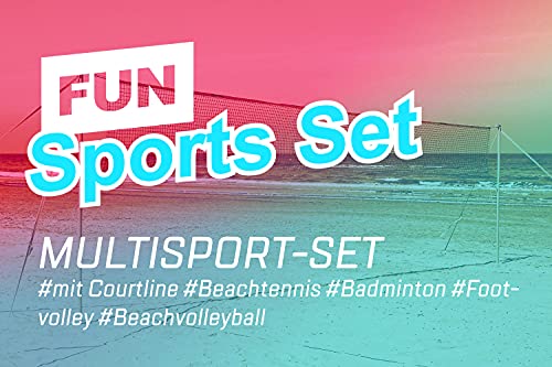 funtec Fun Sports Set – di alta qualità Beach volley ball e multi-sport