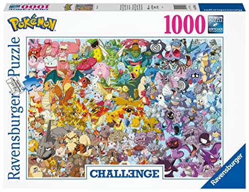 Ravensburger Puzzle, Puzzle 1000 Pezzi, Pokemon, Puzzle per Adulti, Collezione Challenge, Puzzle Impossibili, Puzzle Ravensburger - Stampa di Alta Qualità