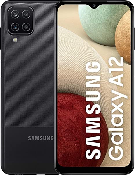 SAMSUNG Galaxy A12, 32GB, Nero (Ricondizionato) Smartphone Originale di fabbrica in esclusiva per il mercato europeo (versione internazionale)