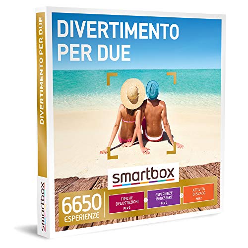 smartbox - Cofanetto Regalo Divertimento per Due - Idea Regalo per la Coppia - Una degustazione o Pausa Relax o attività di Svago per 2