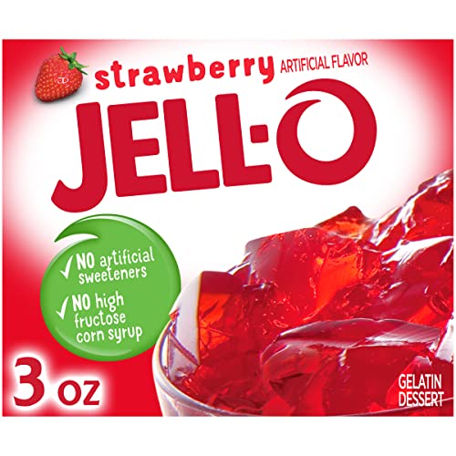 Jello Gelatina Jell-O di Fragola - 85 g