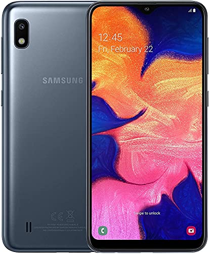 Samsung Galaxy A10 Smartphone, Display 6.2' HD+, 32 GB Espandibili, RAM 2 GB, Batteria 3400 mAh, 4G, Dual SIM, Android 9 Pie, [Versione Italiana], Black