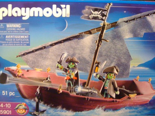 Pirates 5901: Small Ghost Pirate Ship - Playmobil