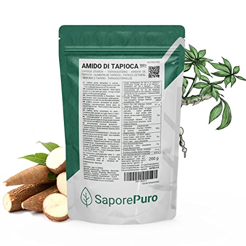 Amido di Tapioca - 200 gr - senza glutine - addensante naturale