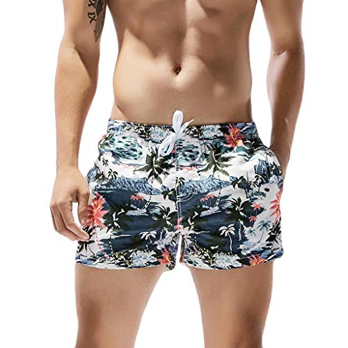 Pantaloncini da Bagno Uomo,ITISME Costume da Bagno Uomo 2022 Estate Moda Sportivi Hawaii Shorts Ragazzo Divertenti Stampa 3D Pantaloni Corti da Nuoto Spiaggia Beach Surf Vacanza Corsa